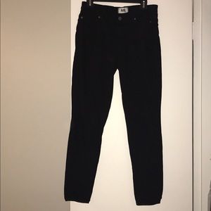 PAIGE Verdugo Ultra Skinny Black Jeans, Size 31